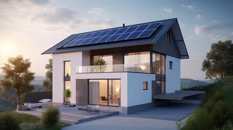 Panneaux solaires en toiture